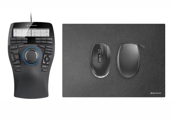 3Dconnexion SpaceMouse Enterprise Kit 2 Maus kabelgebunden schwarz