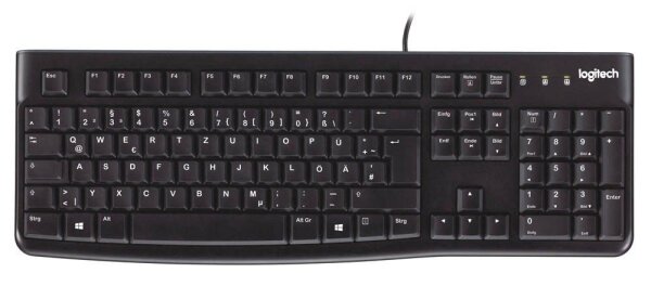 Logitech K120 Tastatur kabelgebunden schwarz