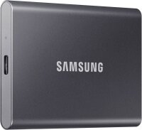 SAMSUNG Portable T7 1 TB externe SSD-Festplatte grau