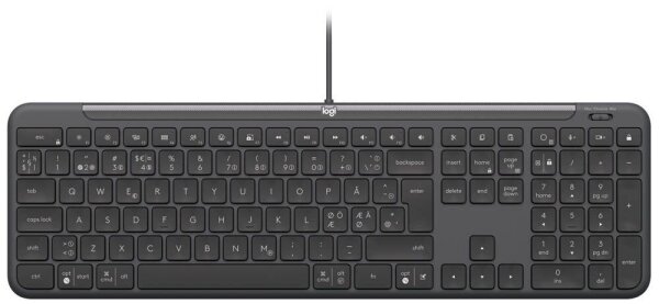 Logitech Signature Slim Wired K620 Tastatur kabelgebunden schwarz