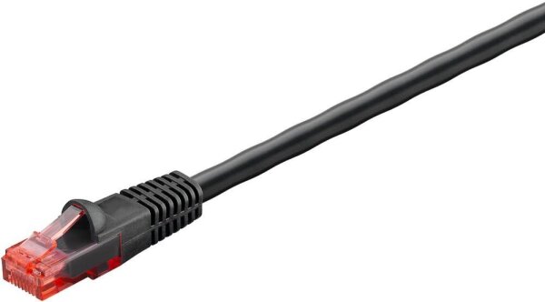 goobay RJ-45 Netzwerkkabel Outdoor 50,0 m schwarz bis zu 1,00 Gbit/Sek. bis zu 250 MHz, 1 St.