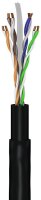 goobay RJ-45 Netzwerkkabel Outdoor 50,0 m schwarz bis zu 1,00 Gbit/Sek. bis zu 250 MHz, 1 St.