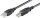 goobay USB 2.0 A/USB 2.0 B Kabel 3,0 m schwarz, 1 St.