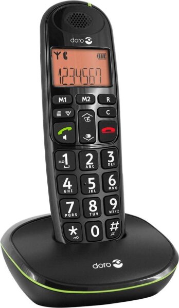 doro PhoneEasy 100w Schnurloses Telefon schwarz