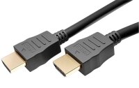 goobay HDMI 2.1 Kabel 48 Gbit/s 1,0 m schwarz, 1 St.