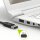 goobay USB 2.0 A/USB C Kabel 0,5 m schwarz, grau, 1 St.