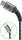 goobay USB 2.0 A/USB C Kabel 0,5 m schwarz, grau, 1 St.