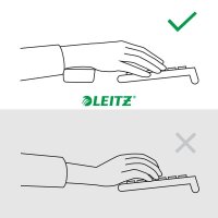 LEITZ Tastatur-Handballenauflage Ergo Cosy grau