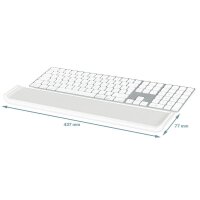 LEITZ Tastatur-Handballenauflage Ergo Cosy grau