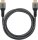 goobay HDMI 2.1 HDMI-Kabel 2,0 m grau, schwarz, 1 St.