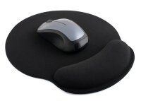 pavo Mousepad mit Handgelenkauflage schwarz
