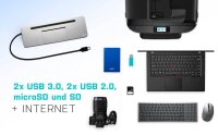 i-tec® Dockingstation USB-C Metal Ergonomic