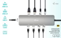 i-tec® Dockingstation USB-C Metal Nano 2x Display