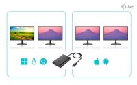 i-tec® C31DUAL4K60DP  USB C/DisplayPort Adapter