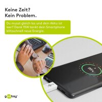goobay USB C/USB 3.0 A Kabel 0,15 m schwarz, 1 St.