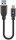 goobay USB C/USB 3.0 A Kabel 0,15 m schwarz, 1 St.