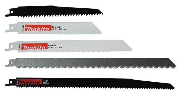 makita P-83951 Säbelsägeblätter-Set 5-teilig, 1 Set