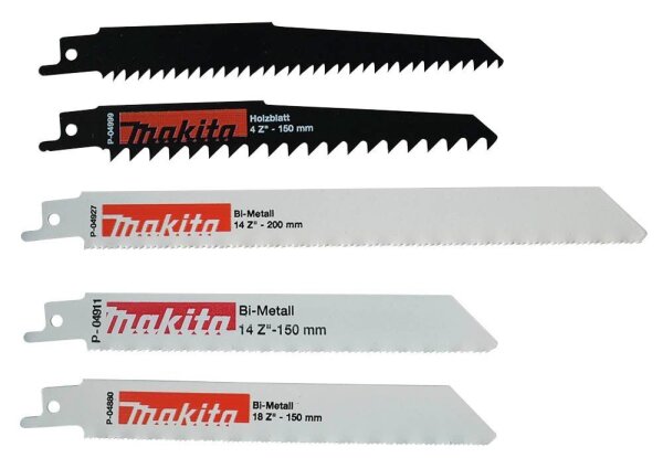 makita P-83967 Säbelsägeblätter-Set 5-teilig, 1 Set