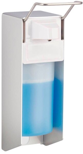 relaxdays Desinfektionsspender 10024242_0 silber Kunststoff 0,5 l, 1 St.