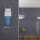 relaxdays Desinfektionsspender 10029927_0 silber Kunststoff 1,0 l, 1 St.