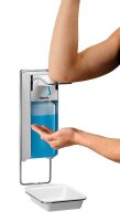 Bartscher Tropfschale für Desinfektionsmittelspender PS 0,9L-W 850018 weiß Kunststoff, 1 St.