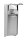 Bartscher Desinfektionsspender PS 0,9L-W 850019 silber, weiß Kunststoff 0,9 l, 1 St.