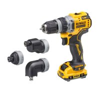 DEWALT Akku-Bohrschrauber, 4 Köpfe, 12 Volt
