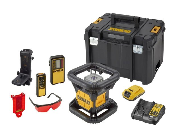 DEWALT Rotationslaser, Vertikal-Lot doppelt,rot