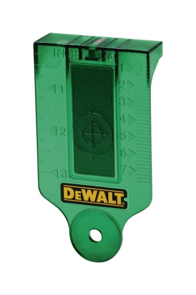 DEWALT Laser-Zielkarte, gruen