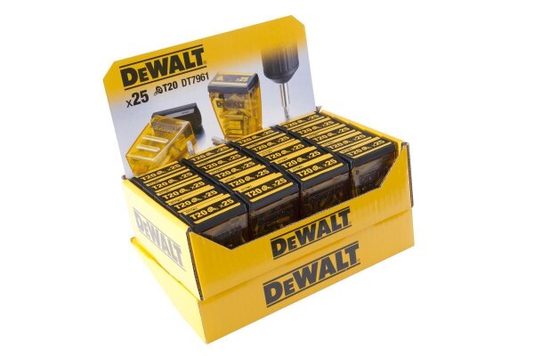 DEWALT Display 20 x DT7961 Box 25xT20 25mm