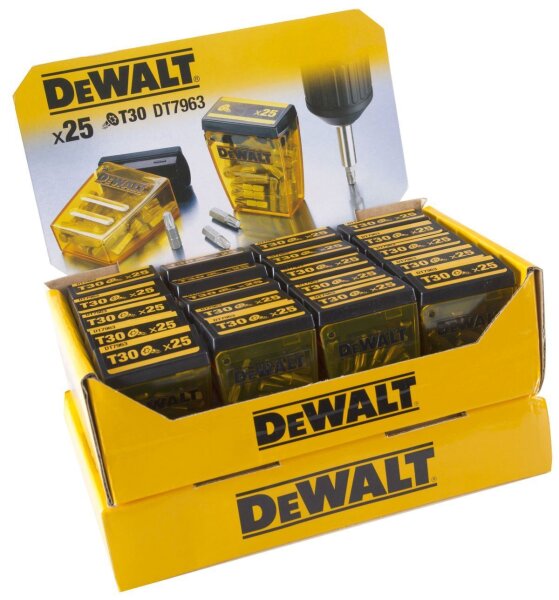 DEWALT Display 20 x DT7963 Box 25xT30 25mm