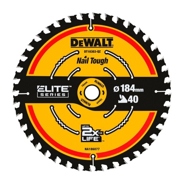 DEWALT ELITE Kreissaegeblaett. 184/16 mm 40WZ