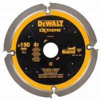 DEWALT Kreissaegeblatt PCD 190/30mm 4Z