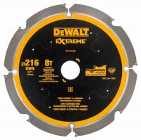 DEWALT Kreissaegeblatt PCD 216/30mm 8Z