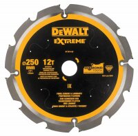 DEWALT Kreissaegeblatt PCD 250/30mm 12Z