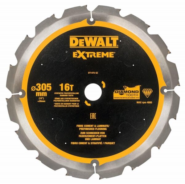 DEWALT Kreissaegeblatt PCD 305/30mm 16Z
