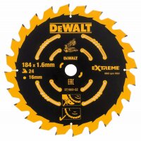 DEWALT Kreissaegeblatt Akku 184/16mm 24WZ