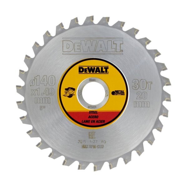 DEWALT Kreissaegeblatt Akku 140/20mm 30TFZ