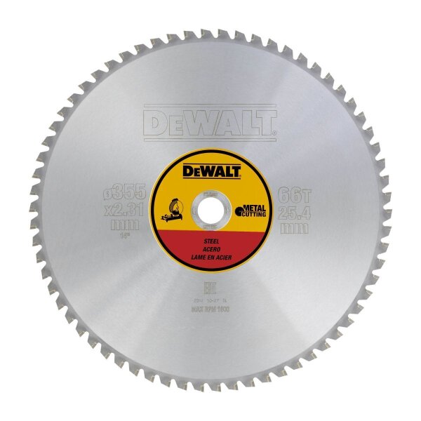 DEWALT Kreissaegeblatt stat. 355/25,4mm 66TFZ