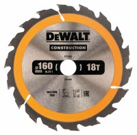 DEWALT Kreissaegeblatt Handkr. 160/20mm 18WZ