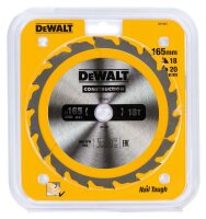 DEWALT Kreissaegeblatt Handkr. 165/20mm 18WZ