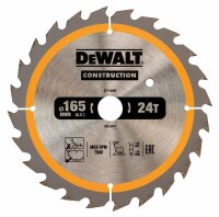 DEWALT Kreissaegeblatt Akku 165/20mm 24WZ