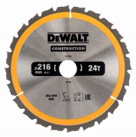 DEWALT Kreissaegeblatt Stat. 216/30mm 24WZ