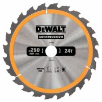 DEWALT Kreissaegeblatt Stat. 250/30mm 24WZ