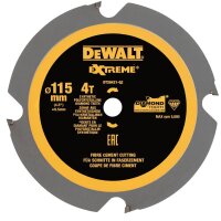 DEWALT Kreissaegeblatt PCD 115/9,5mm 4Z
