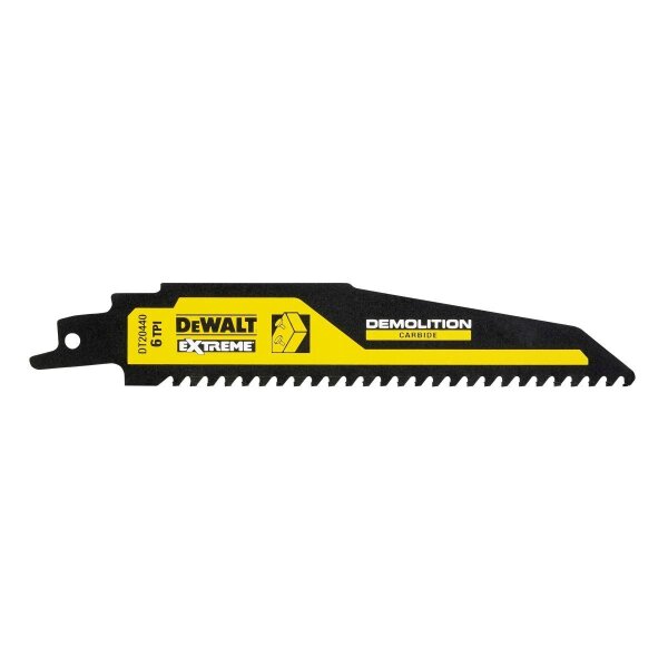 DEWALT Carbide Saebelsaegeblatt Holz 152mm