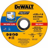 DEWALT Trennscheibe 125x1x22,23 mm Inox