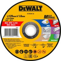 DEWALT Trennscheibe 125x1x22,23 mm Multi-Mat.