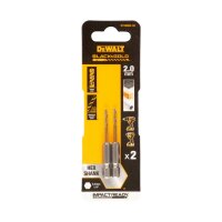 DEWALT Metallbohrer HSS-G, 2x2mm, Sechskant