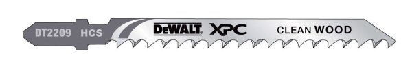 DEWALT Stichsaegeblatt HCS Holz <60mm 5Stk